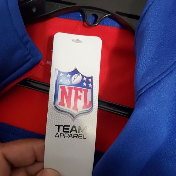 New York Giants NFL Mens Sz SMALLS  Lightweight Quarter Zip Athletic Fleece NWT - Picture 8 of 11